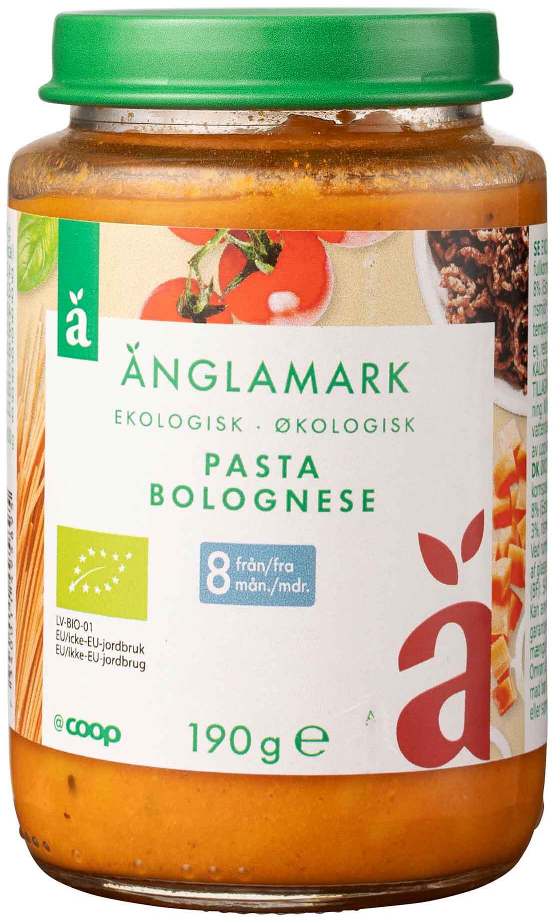 Pasta bolognese Änglamark