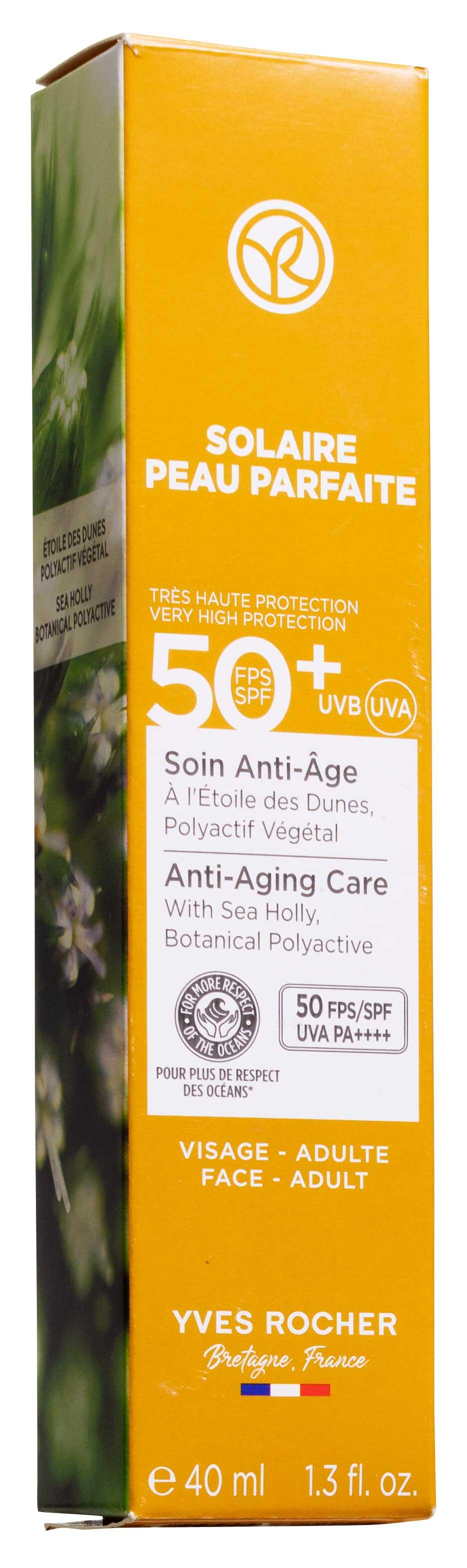 Solaire peau parfaite Anti-aging care SPF 50+ Yves Rocher
