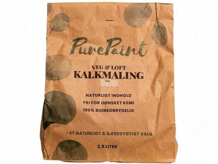 Purepaint Vaeg og loft kalkmaling hvider Gode Valg