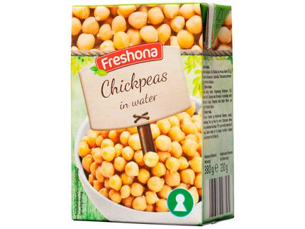 Freshona Chickpeas in water  kikærter i lage er Gode valg