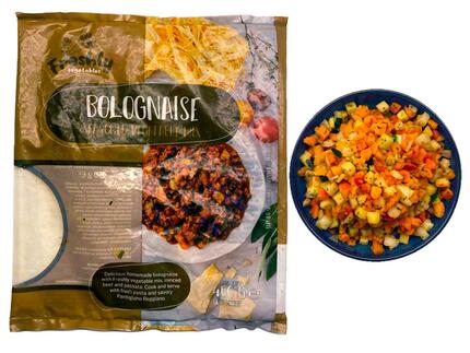 Freshly vegetables Bolognaise - seasoned vegetable mix