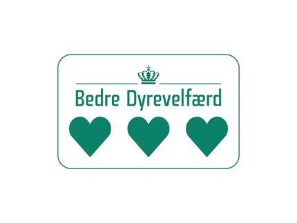 Dyrevelfærdsmærke 3 hjerter