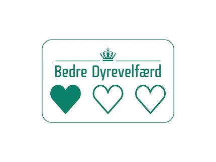 Dyrevelfærdsmærke 1 hjerte