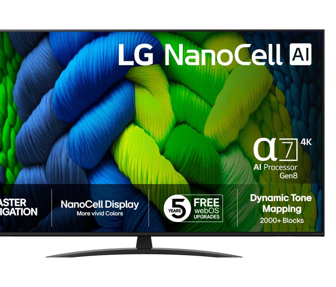 LG TV modelnummer: 65NANO82