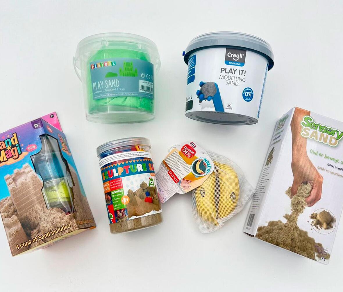 Magic sand without asbestos