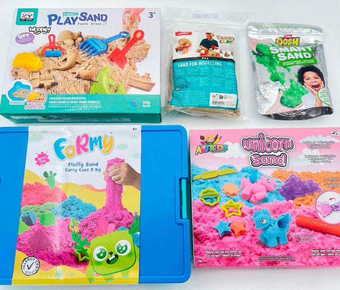 Magic sand without asbestos