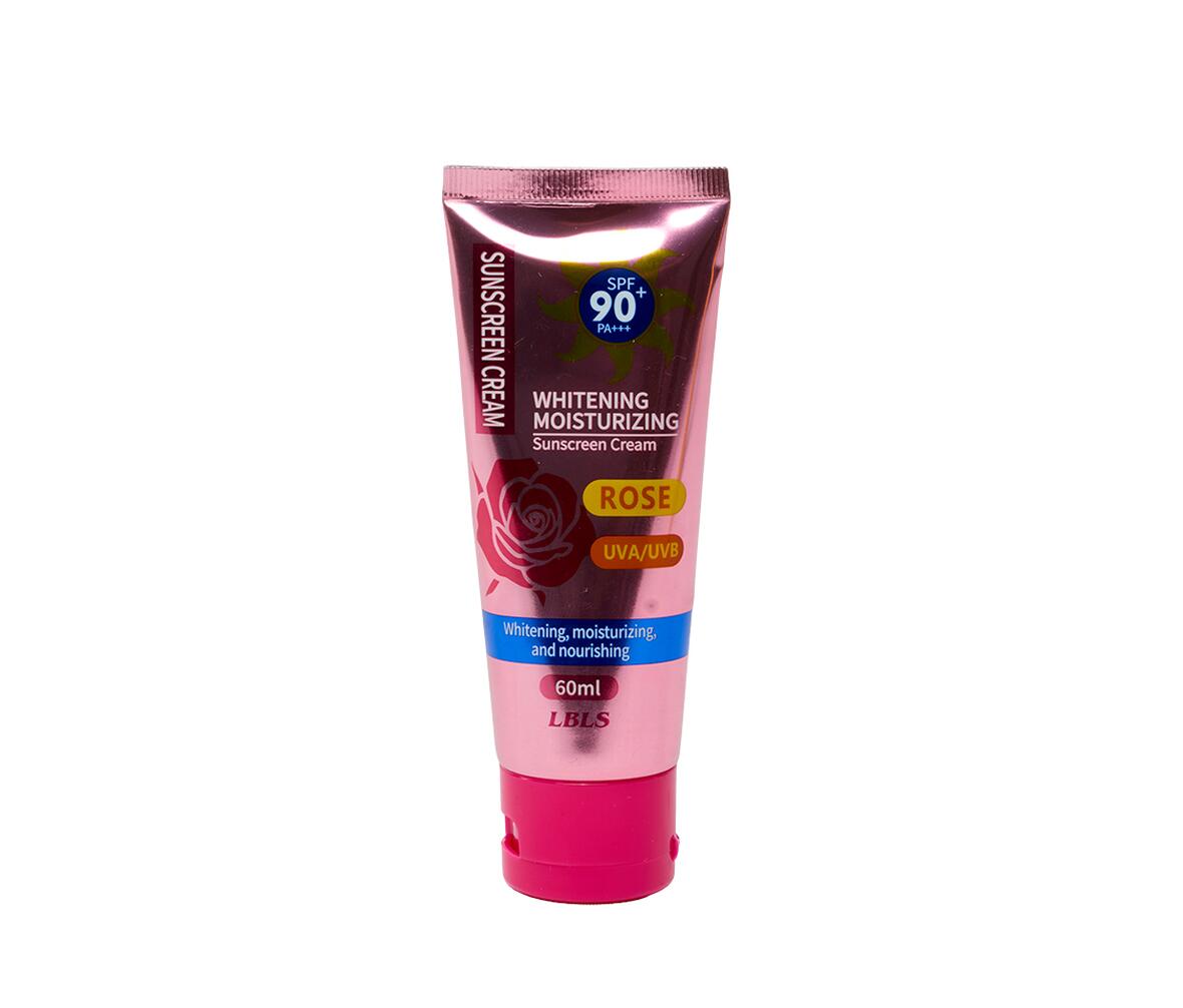 ”LBLS whitening moisturizing sunscreen cream rose” købt på AliExpress