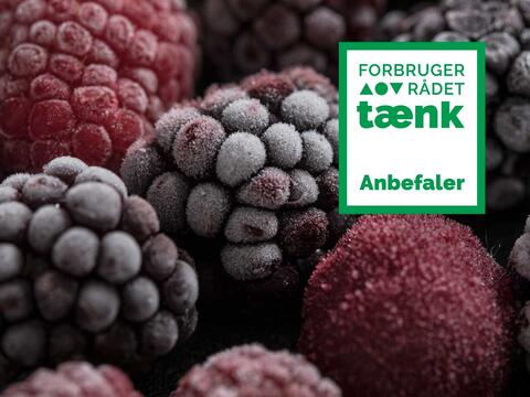 frosne bærblandinger med Anbeflaer logo