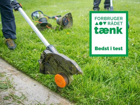 Test af græstrimmere