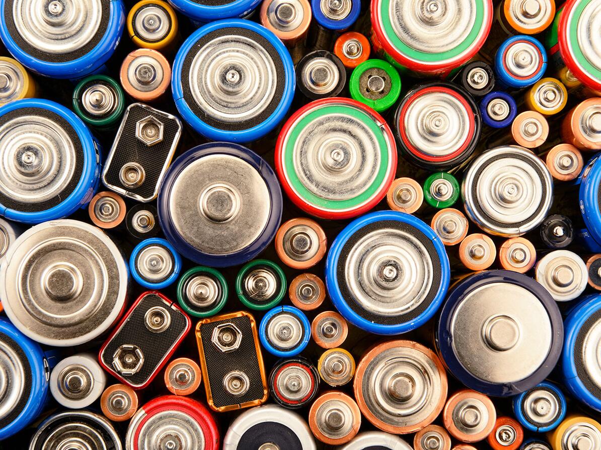 Forskellige batterier