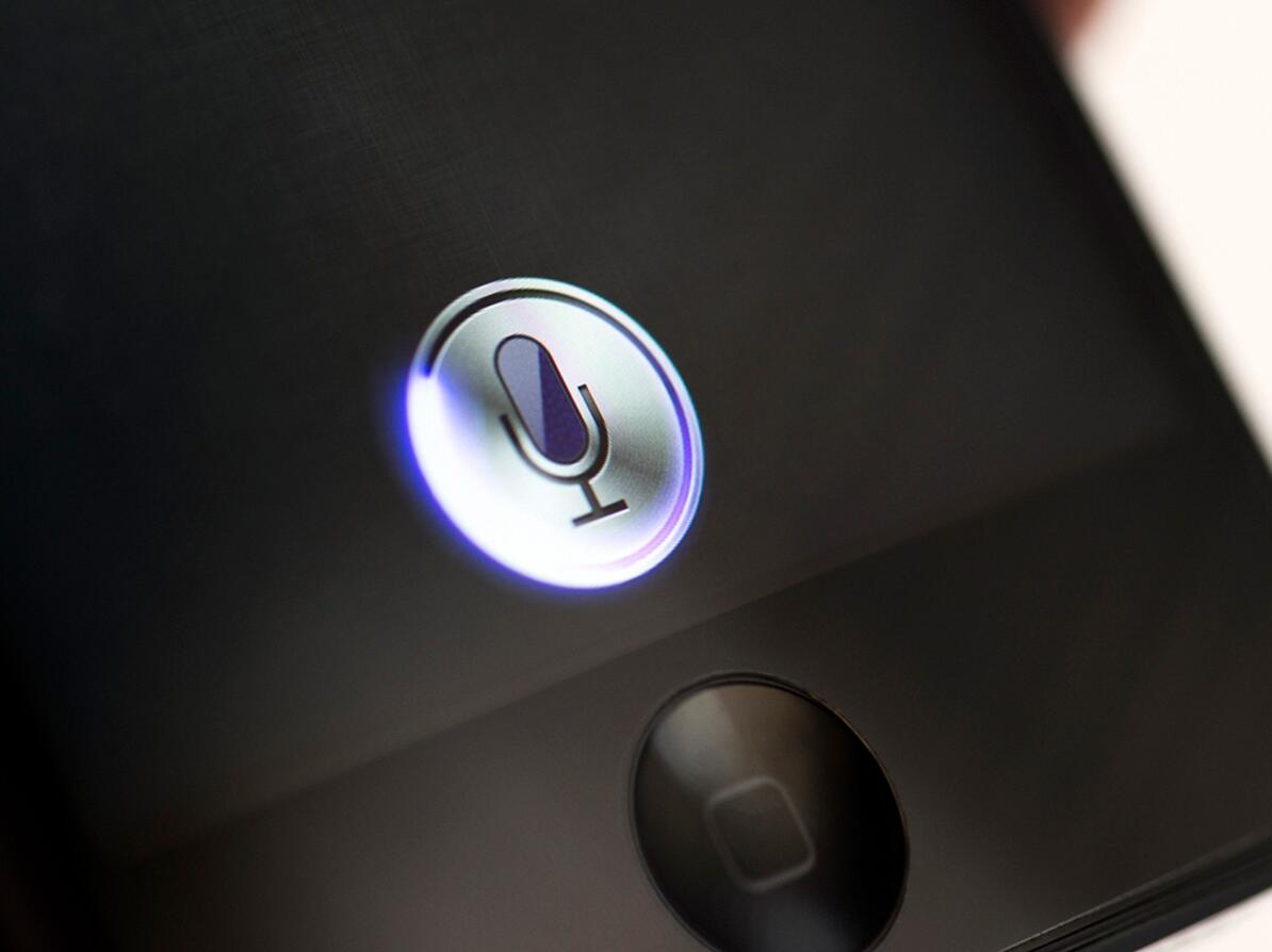 Apple iPhone hvor Siri er åben