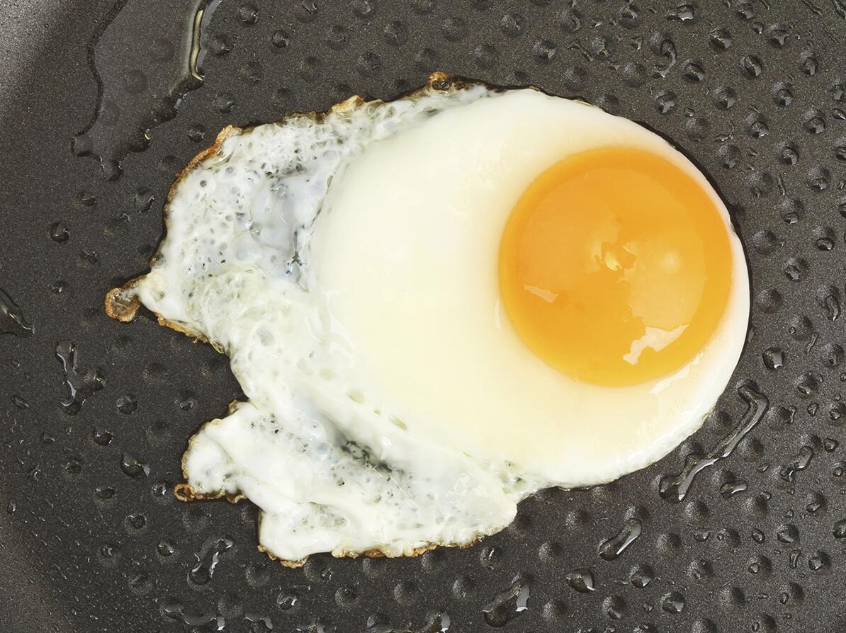 æg steges på pande
