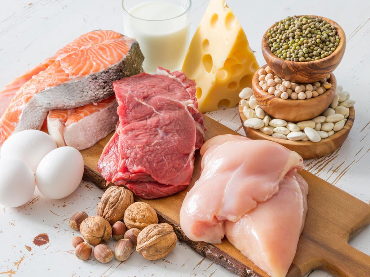 Ost, kød og andre madvarer, der indeholder protein, kan være klimabelastende. 