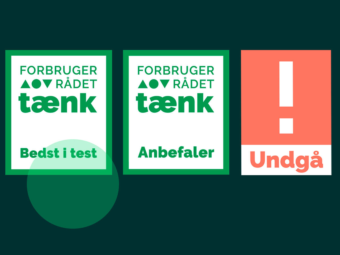 Bedst i Test, Anbefaler, Undgå logo - det betyder de