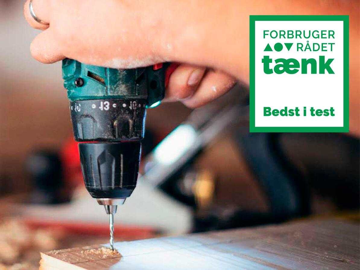 Forbrugerrådet Tænk bedst i test bore- og skruemaskiner