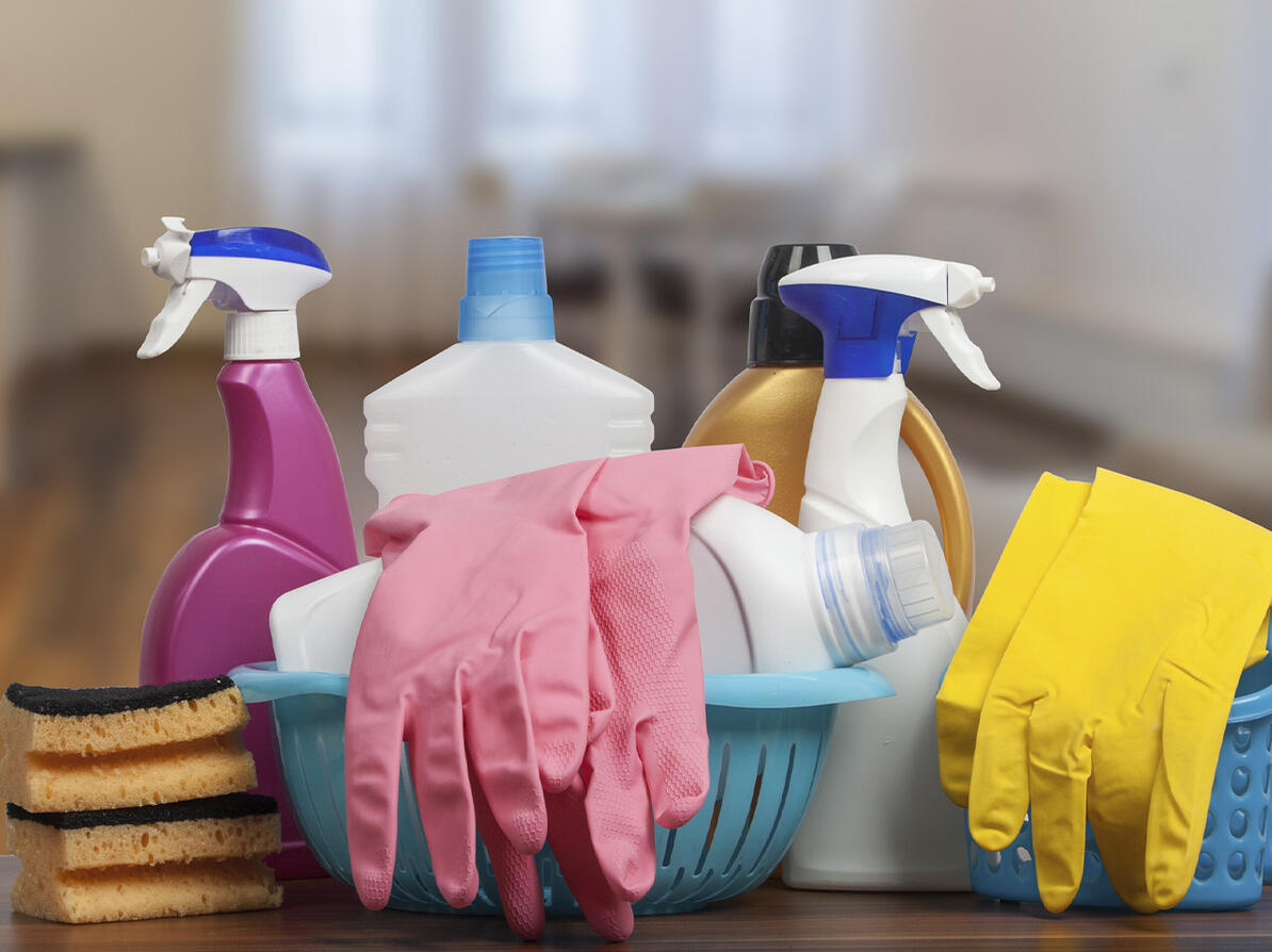 Rengøringsmidler til hjemmet