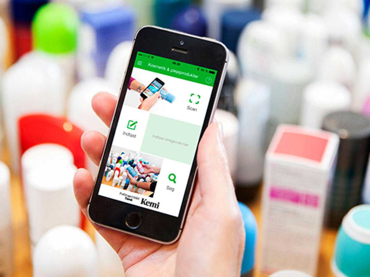Appen kemiluppen hjælper dig med at undgå uønsket kemi i plejeprodukter og kosmetik.