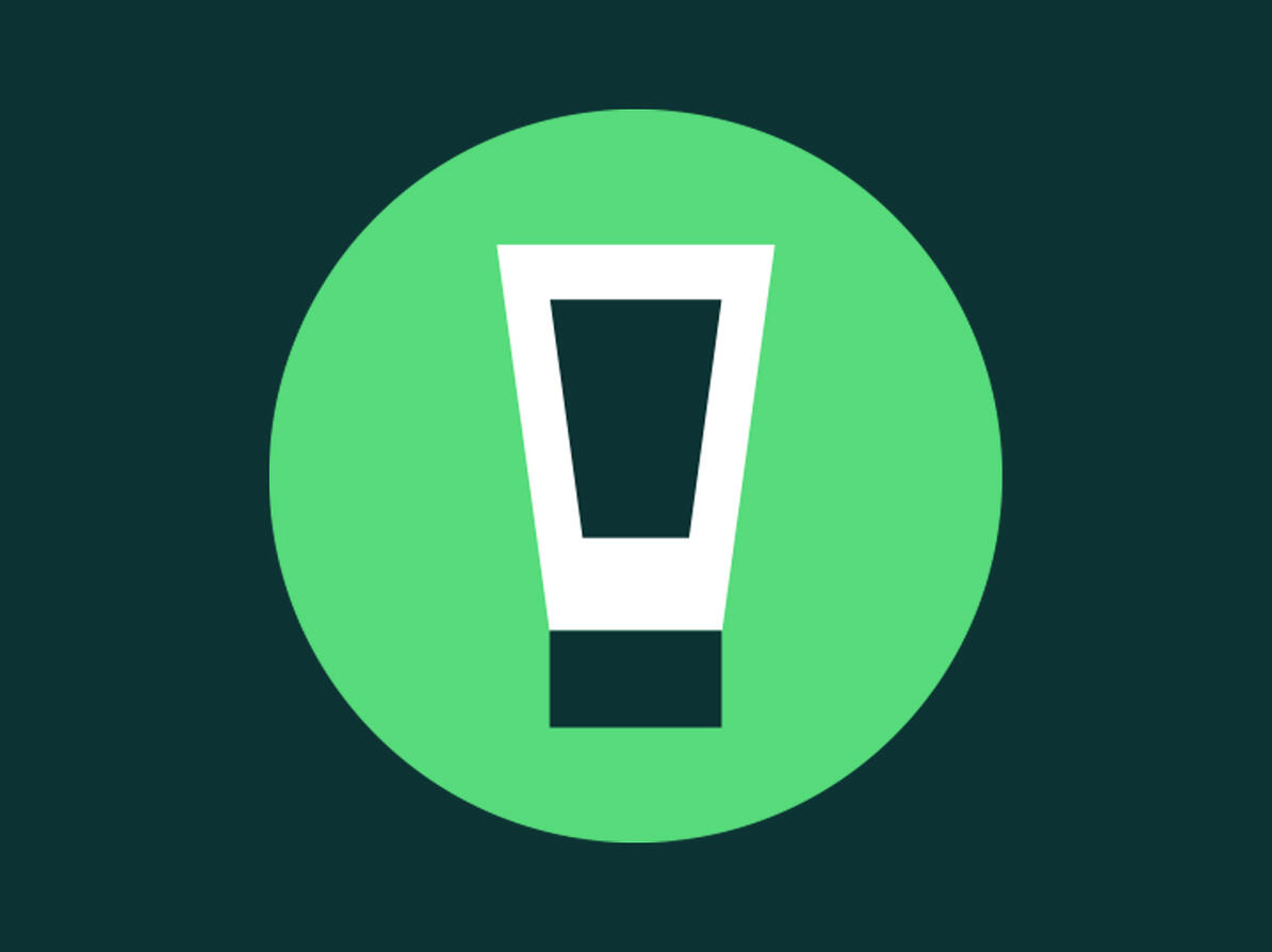 Plejeprodukter og kosmetik logo