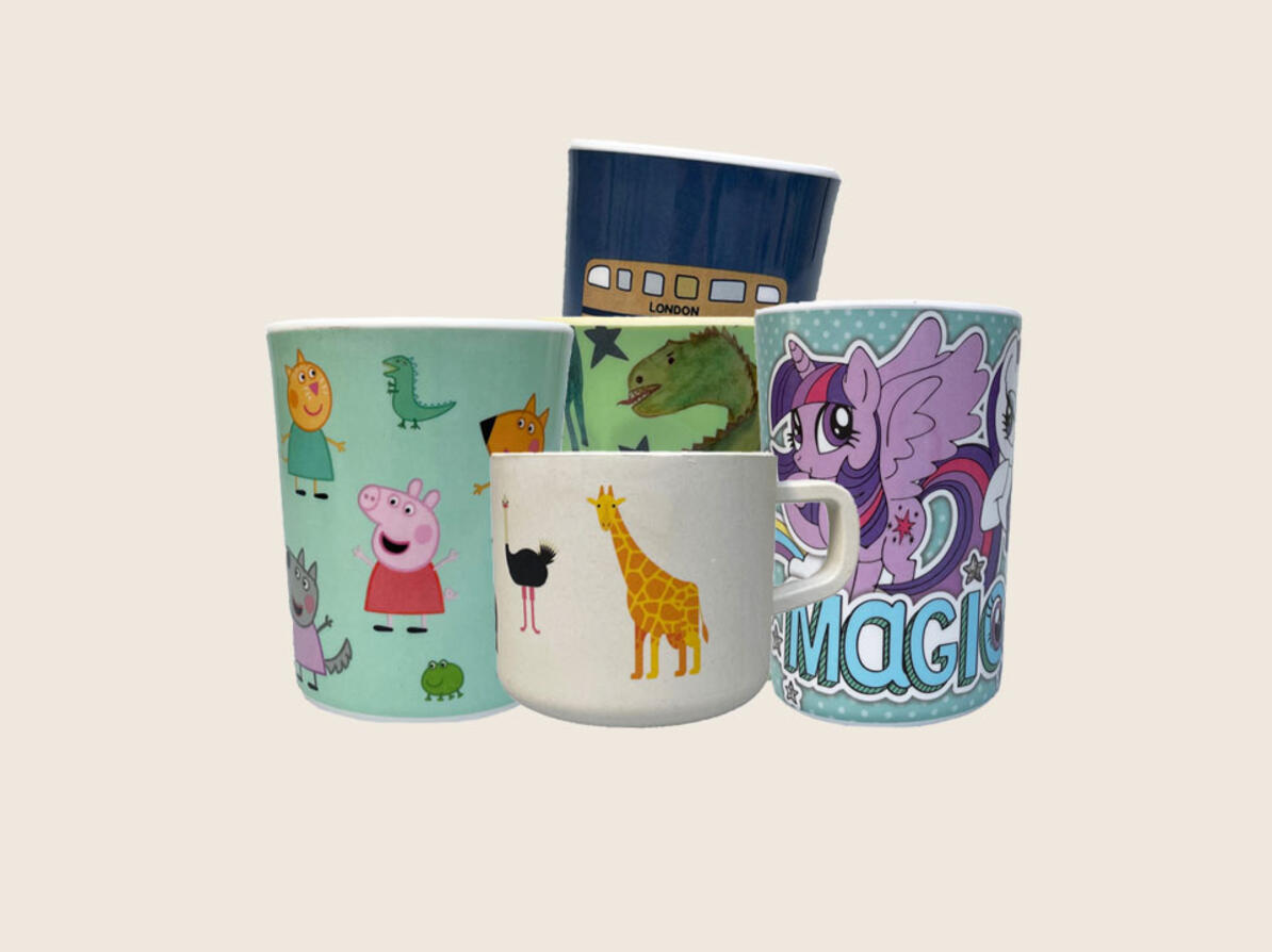 Cups of melamine