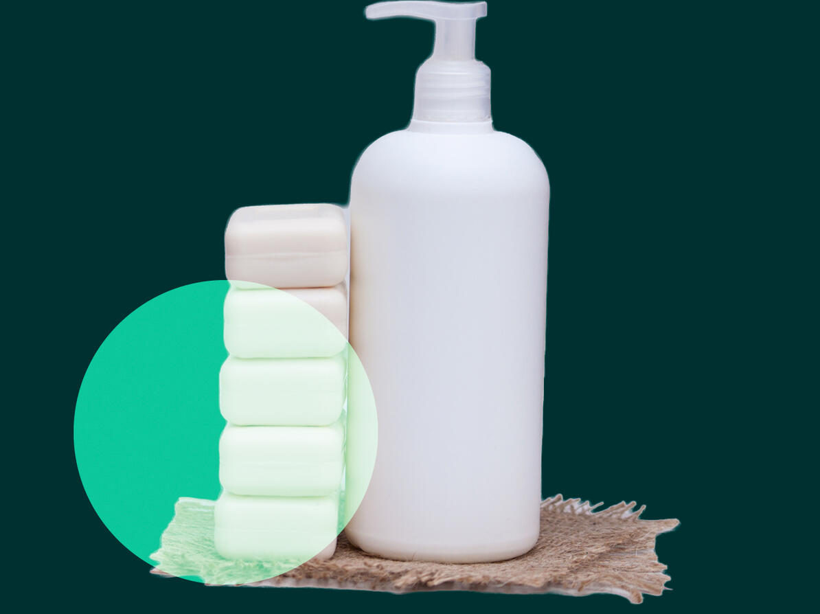 Hvor lang rækker en shampoobar - shampoobarer og shampooflaske