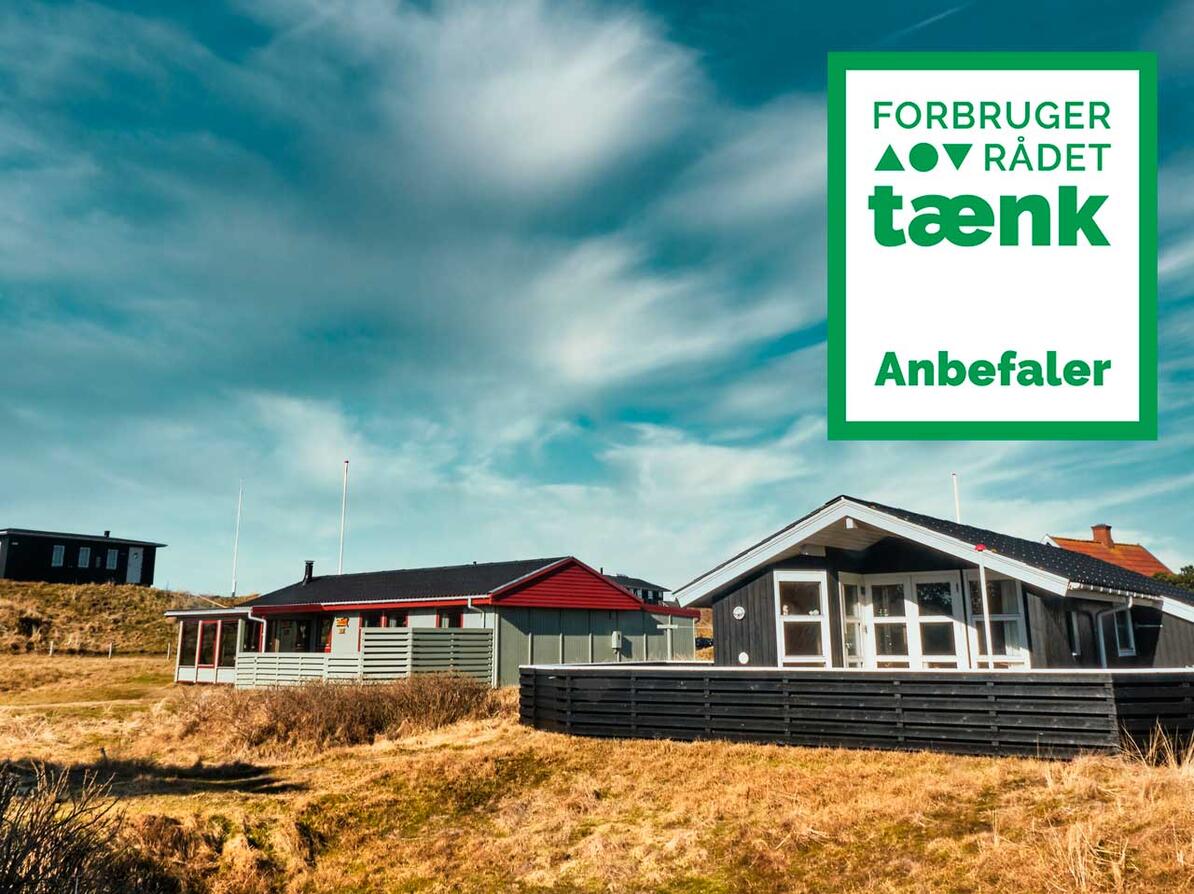 sommerhus i Danmark med Forbrugerrådet Tænk Anbefaler-logo