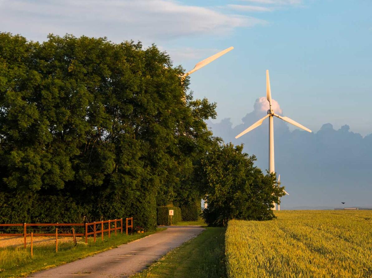 vindmøller i dansk landskab