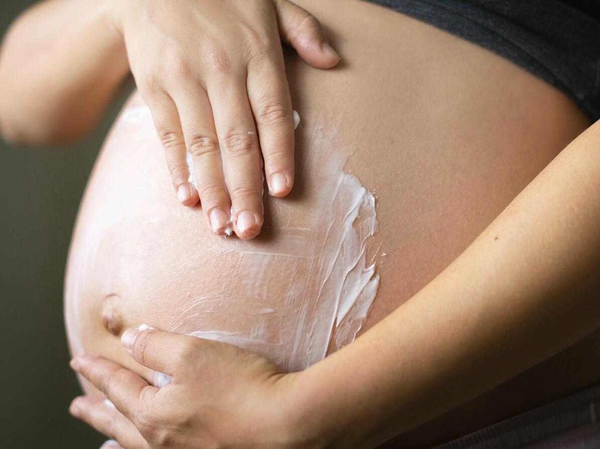 Pregnant belly cream