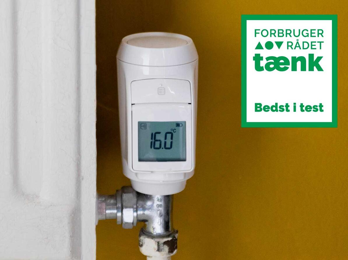 disse smart termostater er Bedst i test - billede med logo