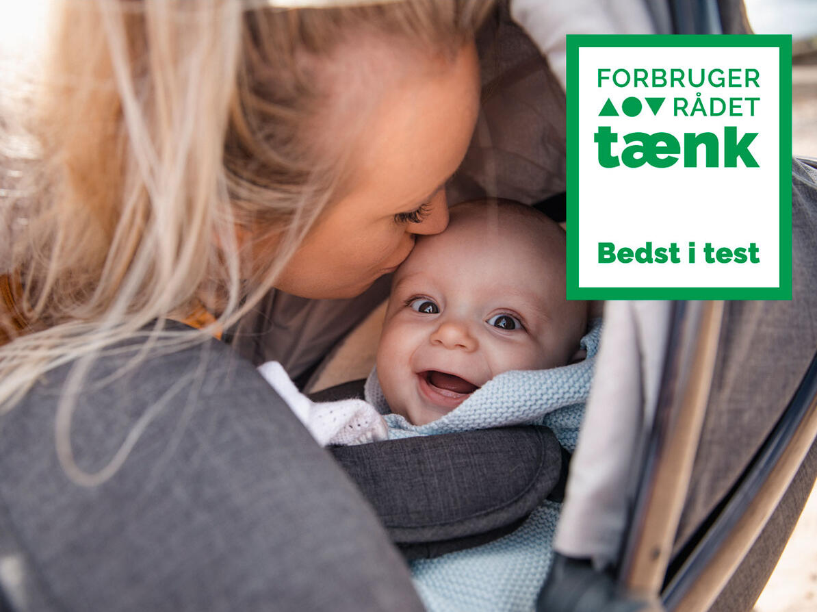 Disse kombivogne er bedst i test - baby i kombivogn med logo