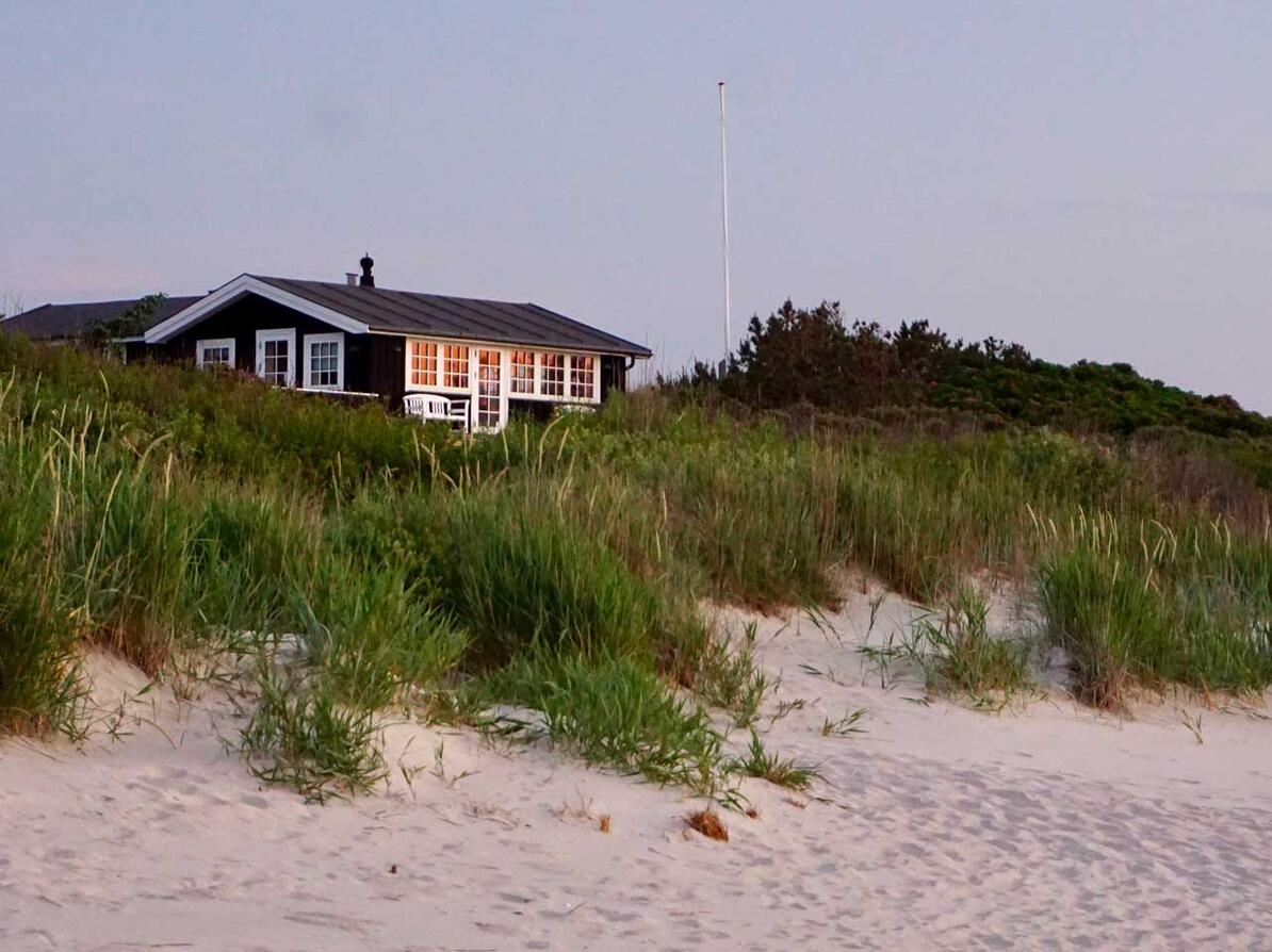 sommerhus ved kysten i Danmark