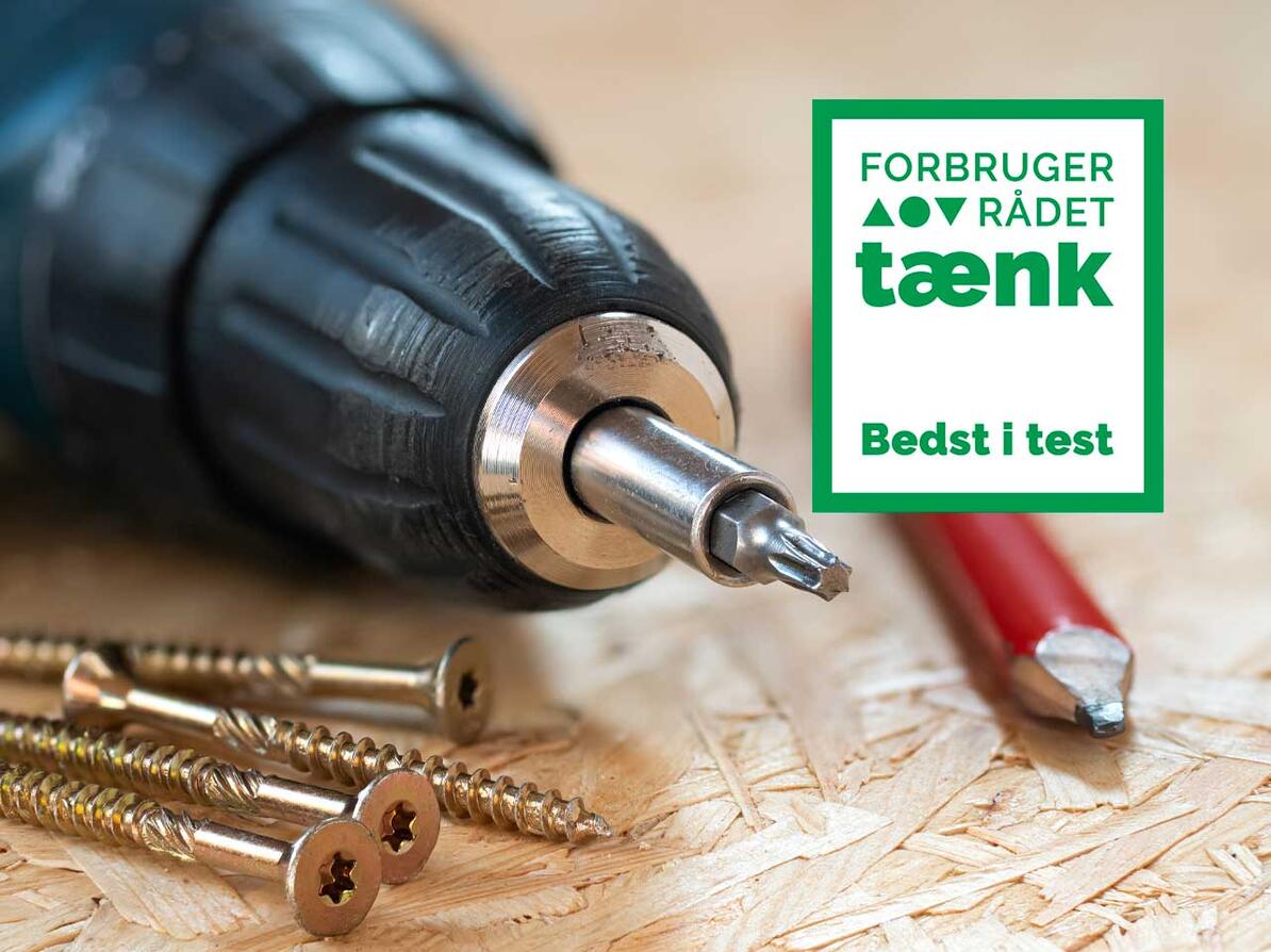 bore og skruemaskiner der er Bedst i Test med logo