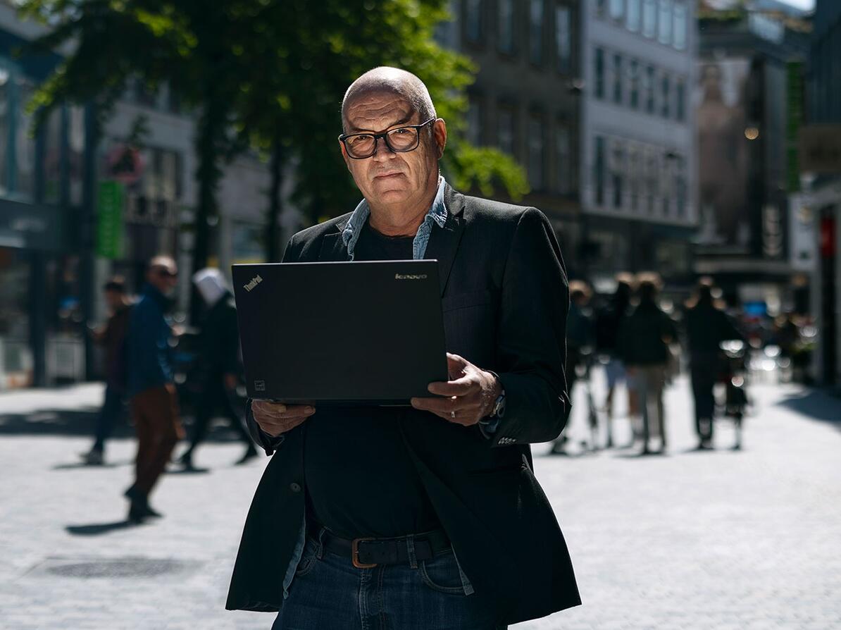 Thomas Peter Sørensen har skiftet Google ud med en mere privat browser