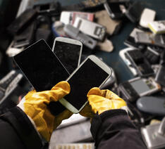 Elektronik affald - telefoner