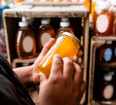 Honning emballage og indhold 