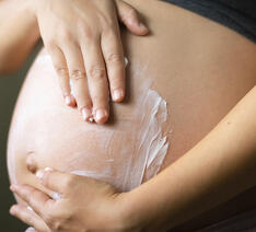 Pregnant belly cream
