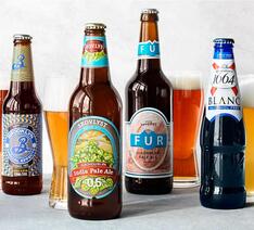 Alkoholfri øl fra forskellige mærker.