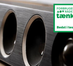 Soundbar med Bedst i Test logo