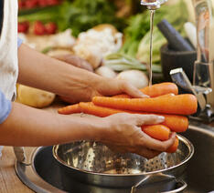 pesticidrester i frugt og grønt - vaske gulerødder