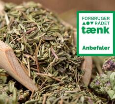 Denne timian er bedst i test - logo med Anbefaler