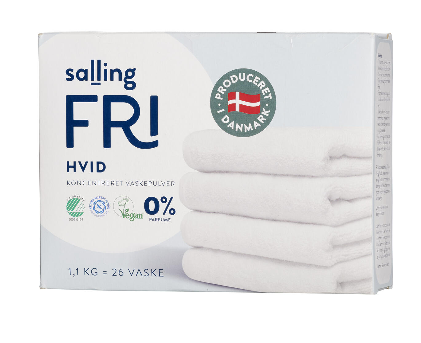 Fri hvid vaskepulver Salling