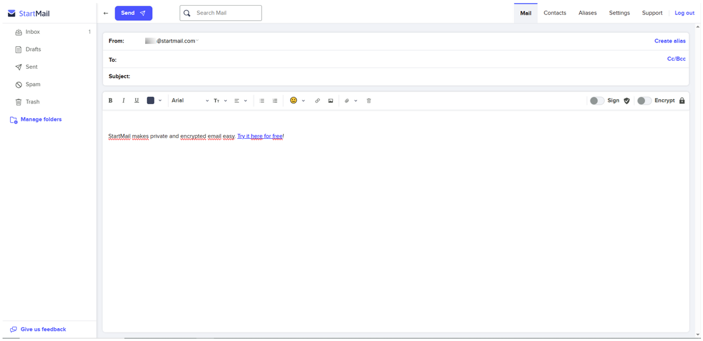 Emailudbyder StartMail