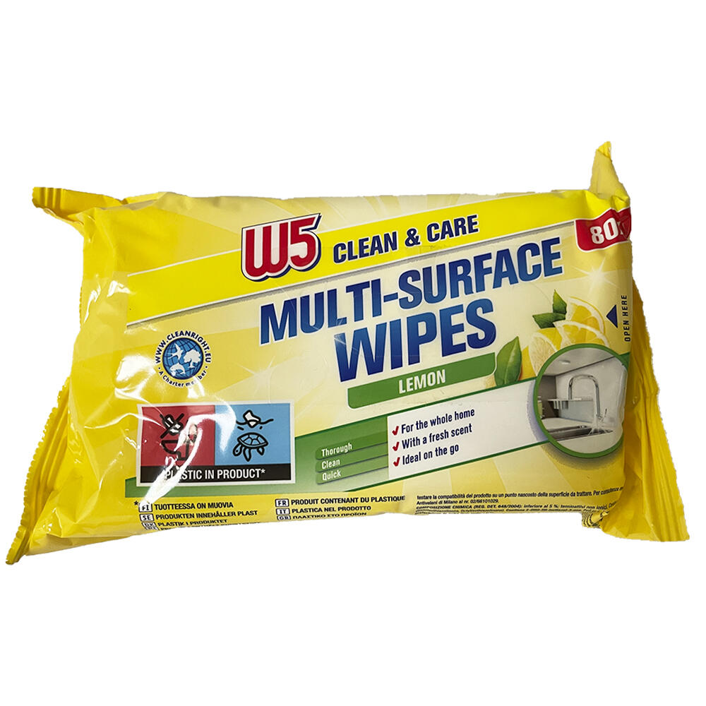 Test W5 Multisurface wipes (LEMON) Forbrugerrådet Tænk