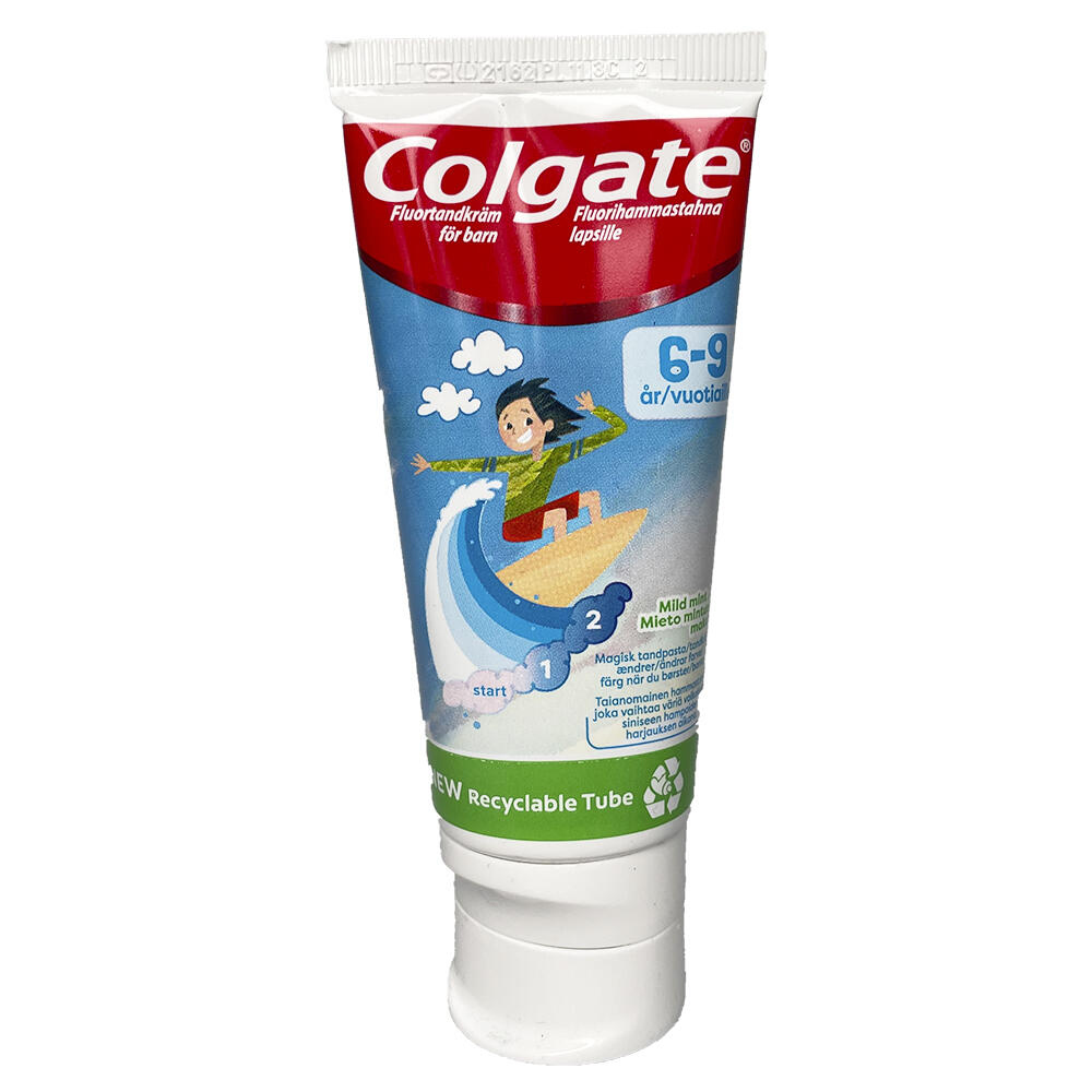 Mild mint 6-9 år tandpasta Colgate