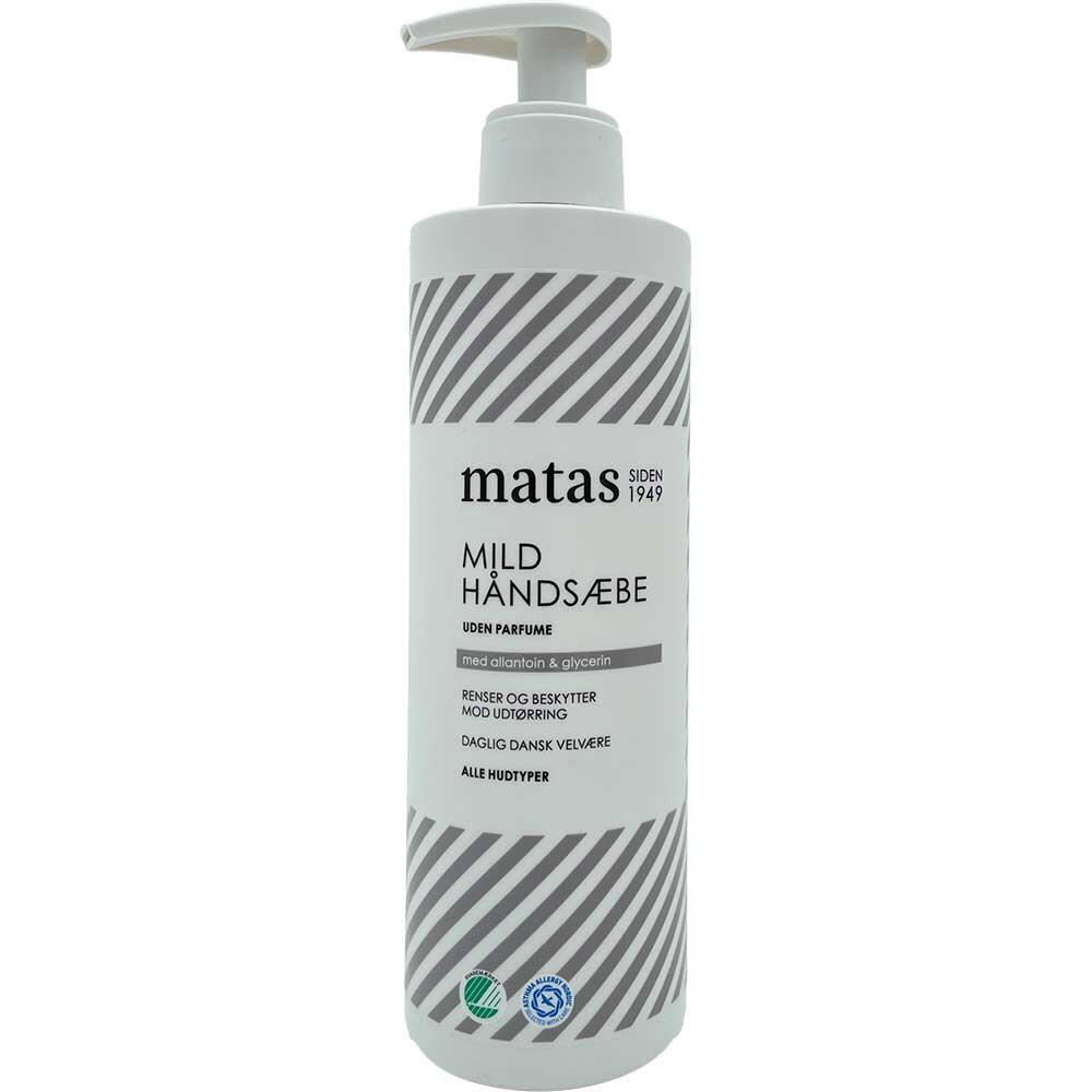 Mild håndsæbe uden parfume Matas Striber