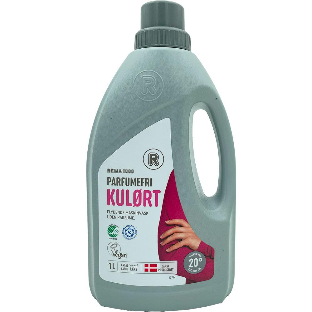 Parfumefri kulørt flydende Rema 1000