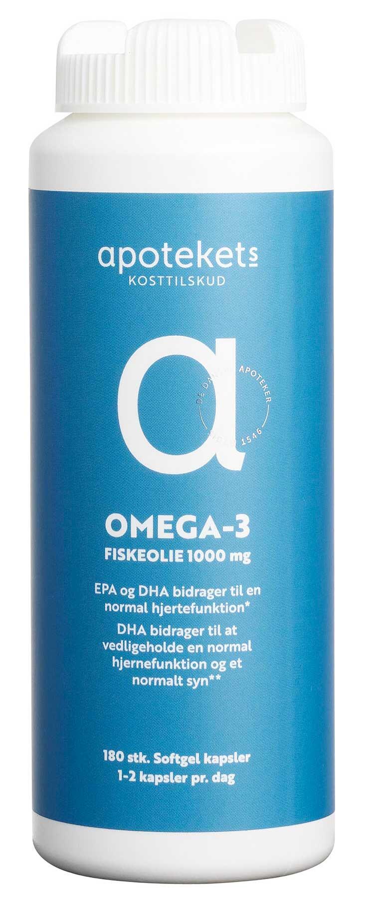 Omega-3 Fiskeolie Apotekets