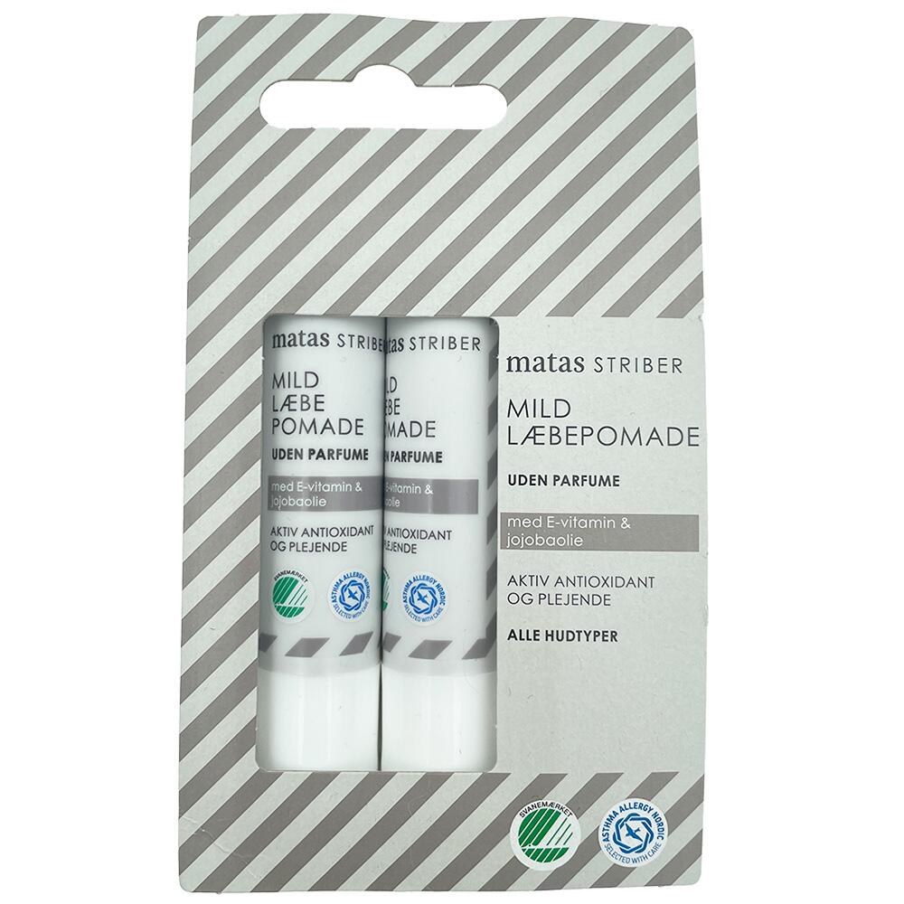 Mild læbepomade Matas Striber
