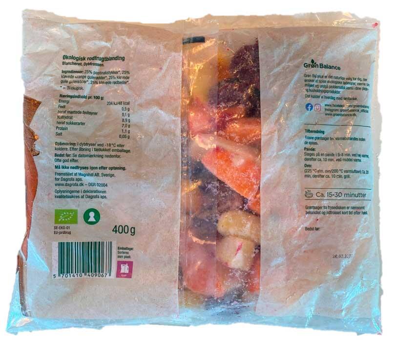 Blandede rodfrugter Grøn balance Øko