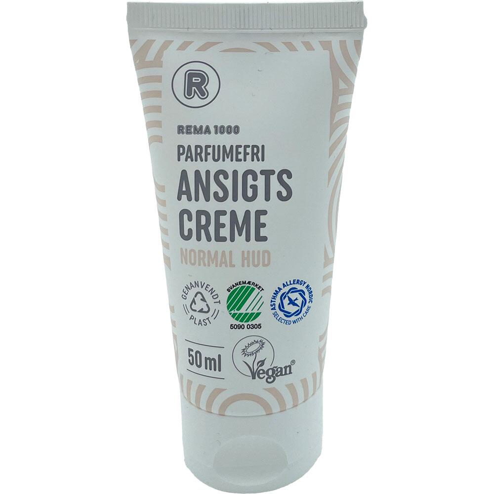 Parfumefri ansigtscreme normal hud Rema 1000