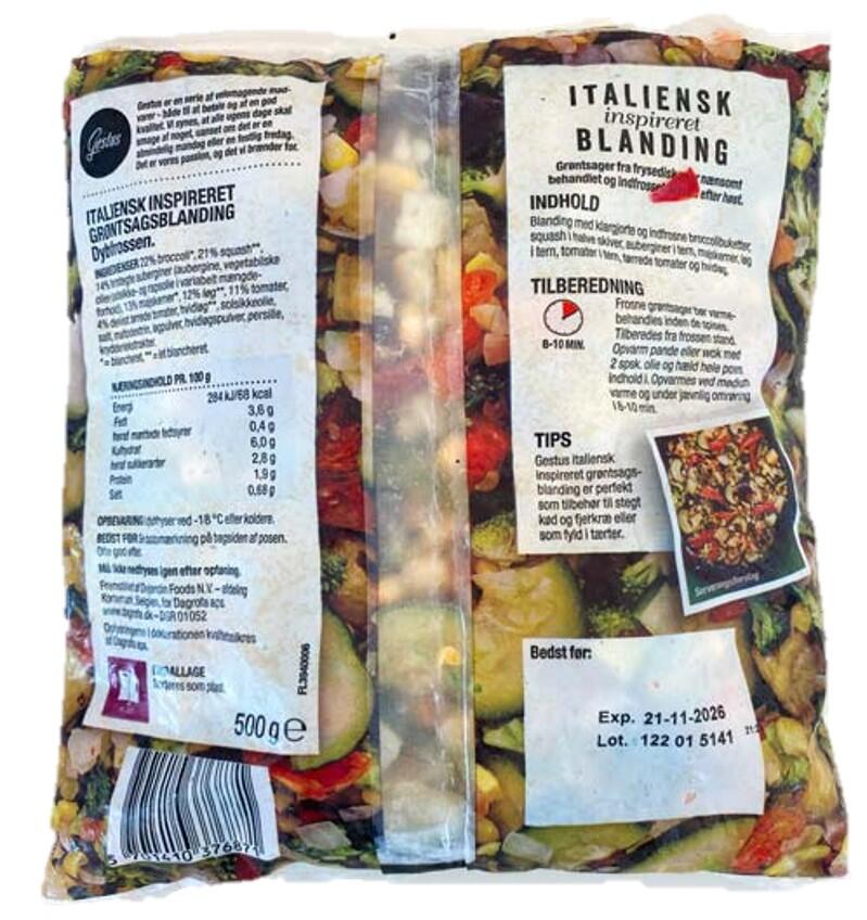 Italiensk inspireret blanding Gestus